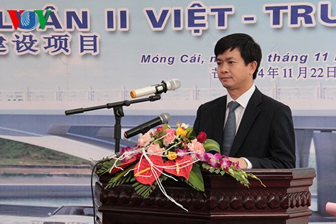 Mise en chantier du pont Bac Luan II reliant le Vietnam et la Chine - ảnh 2